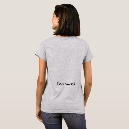 Pika Bunny Love and Kindness T-shirt (Achterkant volledig)