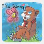 Pika bunny Stickers (Voorkant)