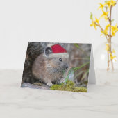 Pika Christmas-Kaart Kaart (Gele Bloem)