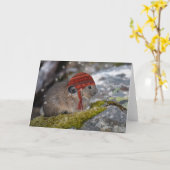 Pika Christmas-Kaart Kaart (Gele Bloem)