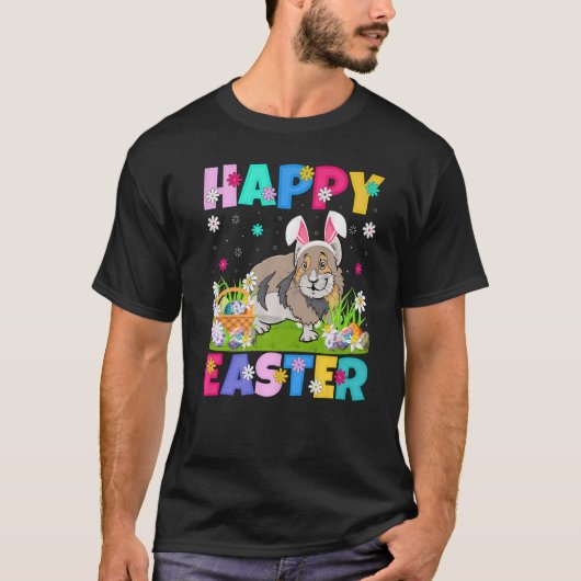 Pika Happy Paaster Bunny Pika Paaszondag T-shirt (Voorkant)