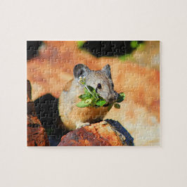 Pika kauwt op Planten Legpuzzel
