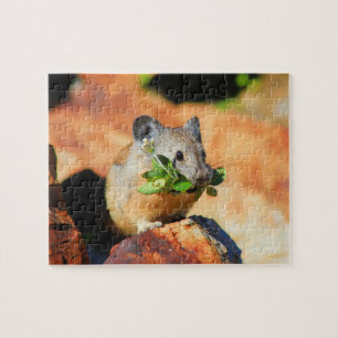 Pika kauwt op Planten Legpuzzel