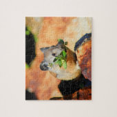 Pika kauwt op Planten Legpuzzel (Verticaal)