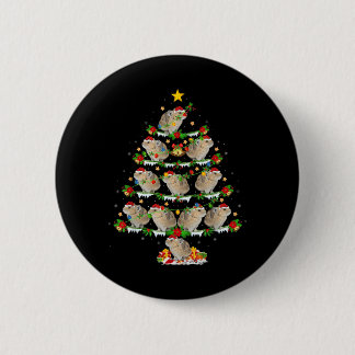 Pika Liefhebber Xmas Lichtjes Pika Kerstboom Ronde Button 5,7 Cm