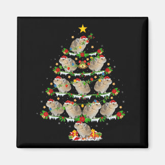 Pika Lover Xmas Lichtjes Pika Kerstboom Magneet