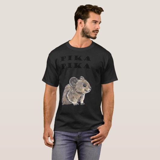 Pika Mouse - Dierenserie T-shirt (Voorkant volledig)