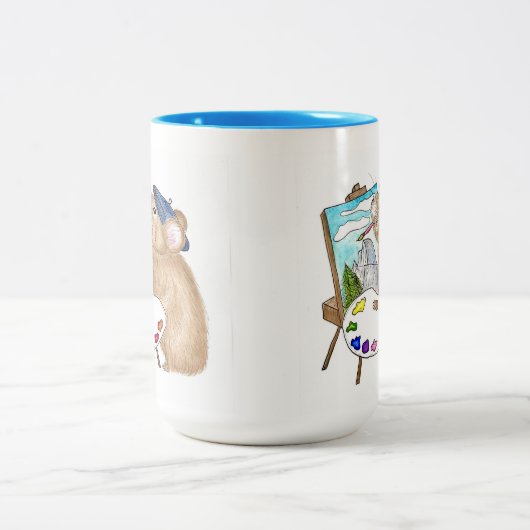 Pika Paints Plein Air Mok (Center)