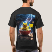 Pika-stijl: Electric Vibes T-shirt" T-shirt (Achterkant)