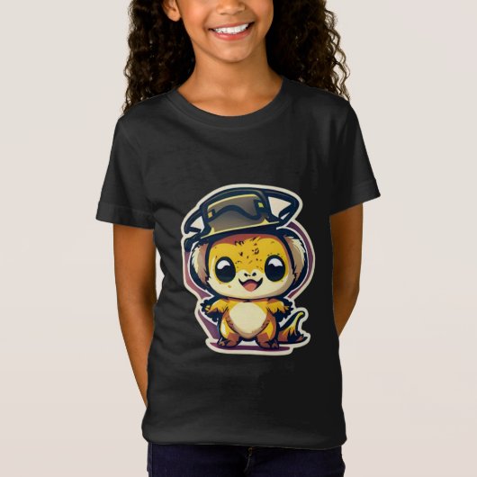 Pikachu digitale kunst t-shirt (Voorkant)