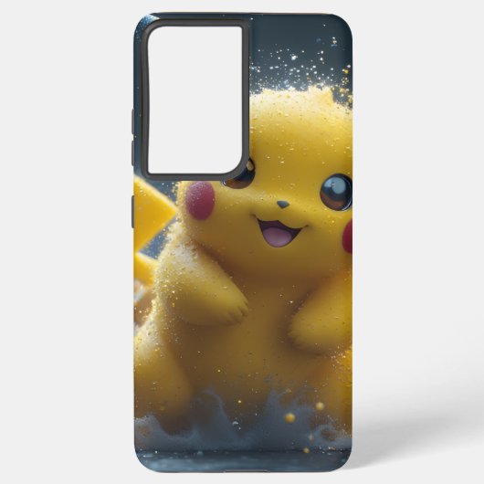 Pikachu Phone Cover Samsung Galaxy Hoesje (Achterkant)