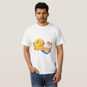 Pikachu Pizza Liefhebber (pokemon) T-shirt (Voorkant volledig)