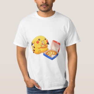 Pikachu Pizza Liefhebber T-shirt