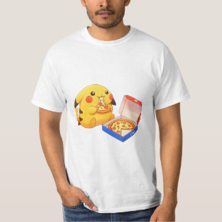 Pikachu Pizza Liefhebber T-shirt