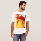 Pikachu Trainer Hoed T-shirt (Voorkant volledig)