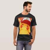 Pikachu Trainer Hoed  T-shirt (Voorkant volledig)