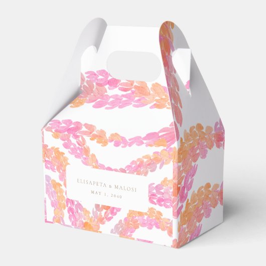 Pikake Wedding Bedankdoosjes (Voorkant Zijde)