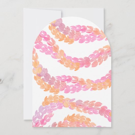 Pikake Wedding Kaart (Achterkant)