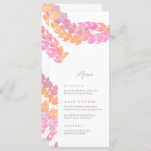 Pikake Wedding Menu (Voorkant / Achterkant)