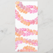 Pikake Wedding Menu (Achterkant)