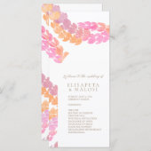 Pikake Wedding Menu (Voorkant / Achterkant)