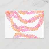 Pikake Wedding Plaatskaartje (Achterkant)