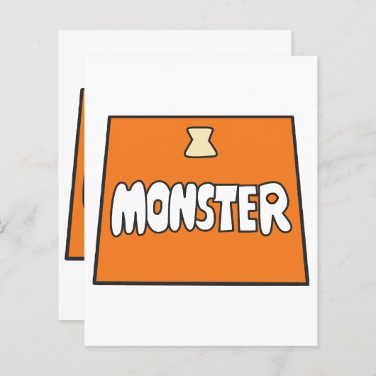 Pikamee Costume, Monster  (Voorkant / Achterkant)