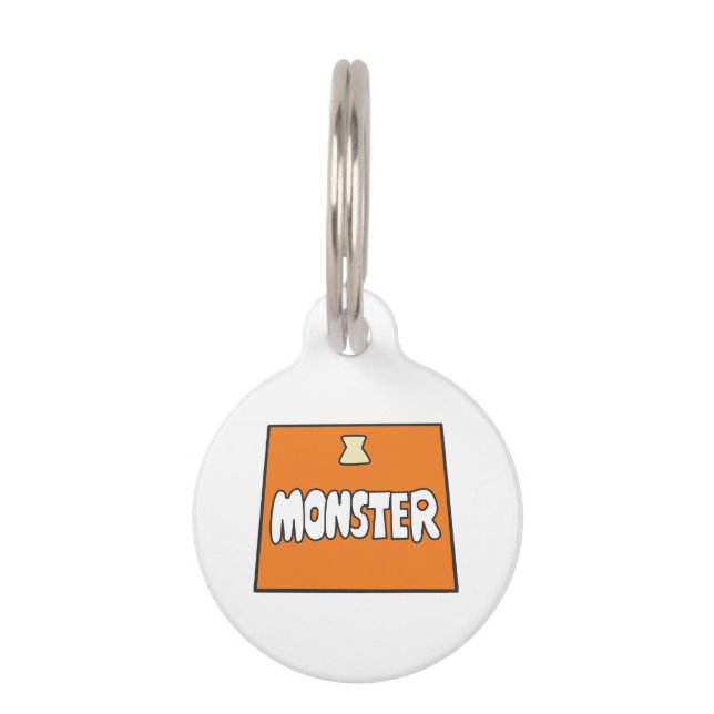 Pikamee Kostuum, Monster  Huisdierpenning (Voorkant)