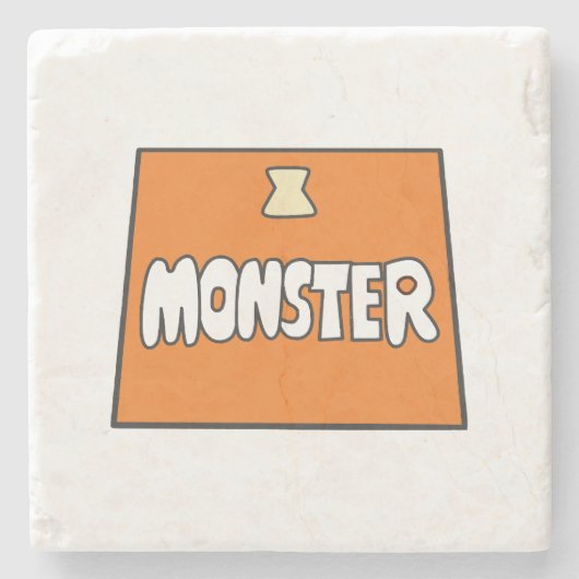Pikamee Kostuum, Monster Stenen Onderzetter (Voorkant)