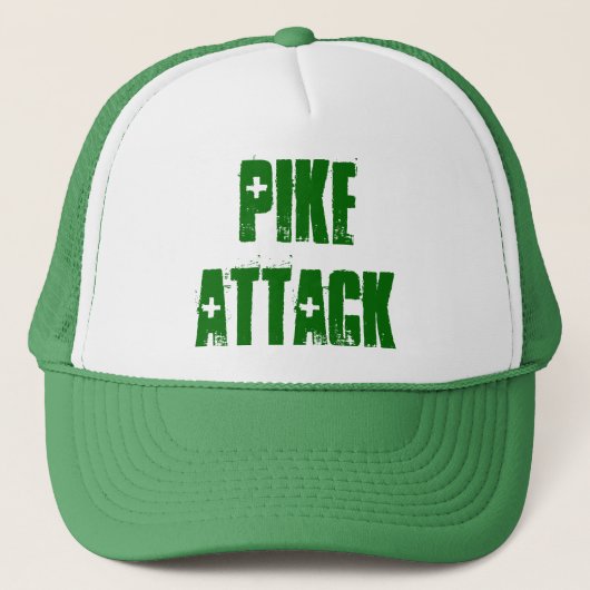Pike Attack Trucker Pet (Voorkant)