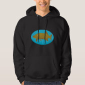 Pike Fish Mannen Hoodie (Voorkant)