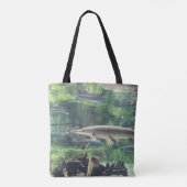 Pike Fish Tote Bag (Achterkant)