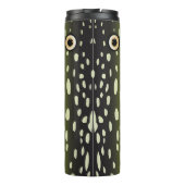 Pike Fish, visser, Gevist Thermosbeker (Achterkant)