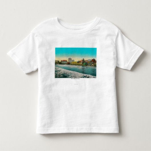 Pike Front en Long Beach, Californië Kinder Shirts (Voorkant)