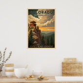Pike National Forest - Devil's Head Outlook V01 Poster (Keuken)