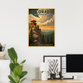 Pike National Forest - Devil's Head Outlook V01 Poster (Thuiskantoor)