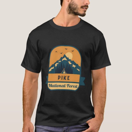 Pike National Forest - Geheim van de Wildernis T-shirt (Voorkant)