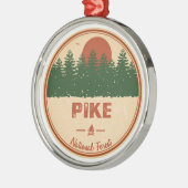 Pike National Forest Metalen Ornament (Links)