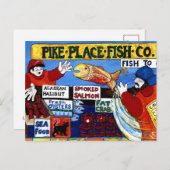 Pike Place Fish Co. Briefkaart (Voorkant / Achterkant)