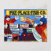 Pike Place Fish Co. Briefkaart (Voorkant)