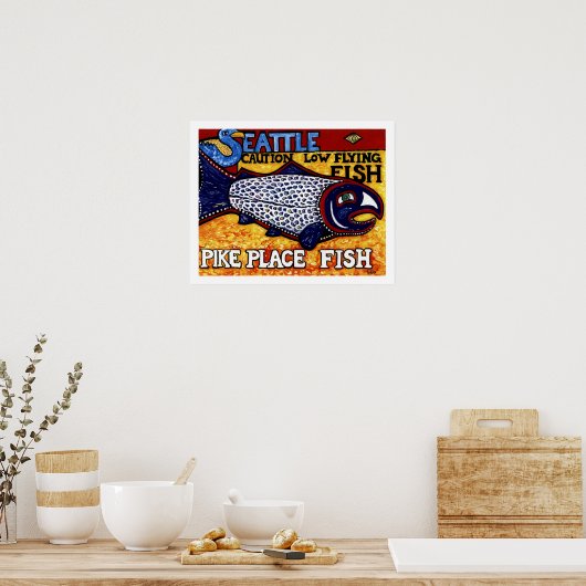 Pike Place Fish Poster (Keuken)