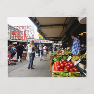 Pike Place Market 1 Briefkaart