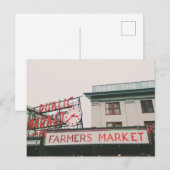 Pike Place Market Briefkaart (Voorkant / Achterkant)
