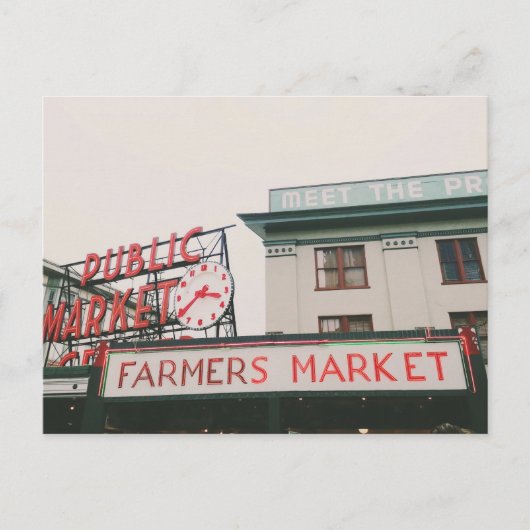 Pike Place Market Briefkaart (Voorkant)