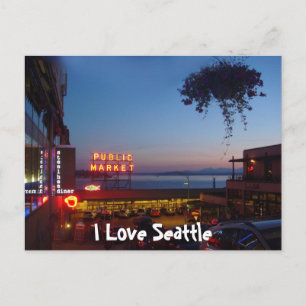 Pike Place Market Briefkaart