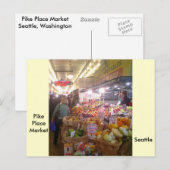 Pike Place Market Briefkaart (Voorkant / Achterkant)