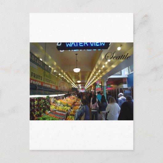 Pike Place Market Briefkaart (Voorkant)