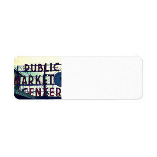 Pike Place Market in Seattle Etiket