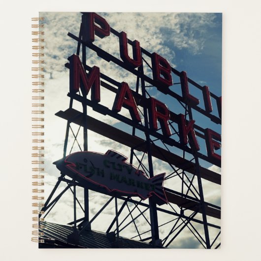Pike Place Market in Seattle Planner (Voorkant)