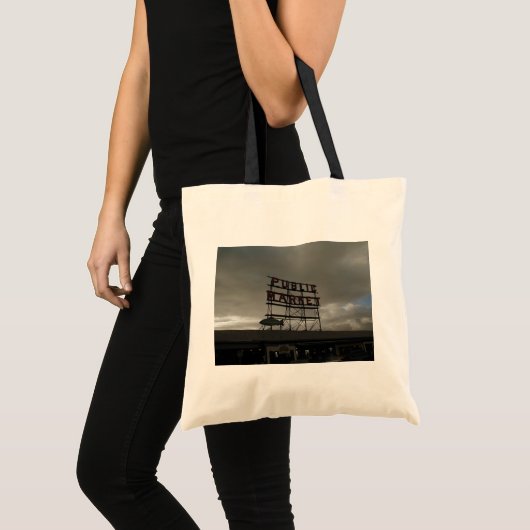 Pike Place Market in Seattle Tote Bag (Voorkant (product))